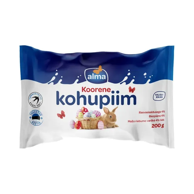 Kohupiim 4%, ALMA, 200 g