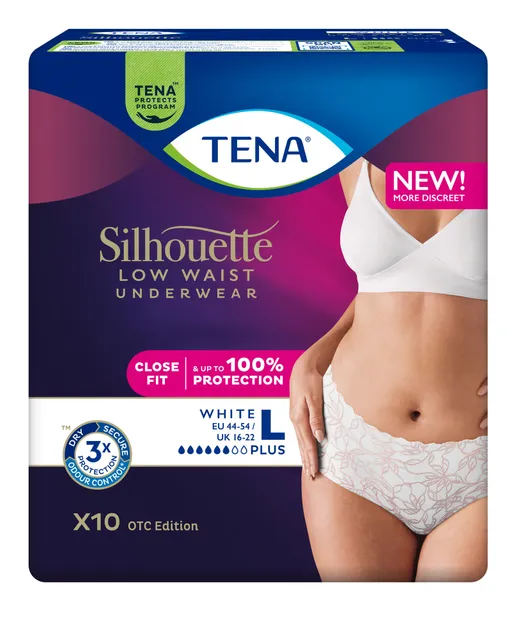 TENA SILHOUETTE PANTS PLUS VALGED L N10