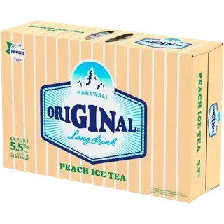 Hartwall Original Long Drink Peach Ice Tea muu alkohoolne jook 5,5%vol 24x330 ml