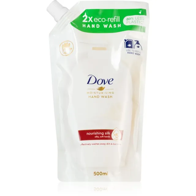 Dove Nourishing Silk Vedelseep täitepakend 500 ml