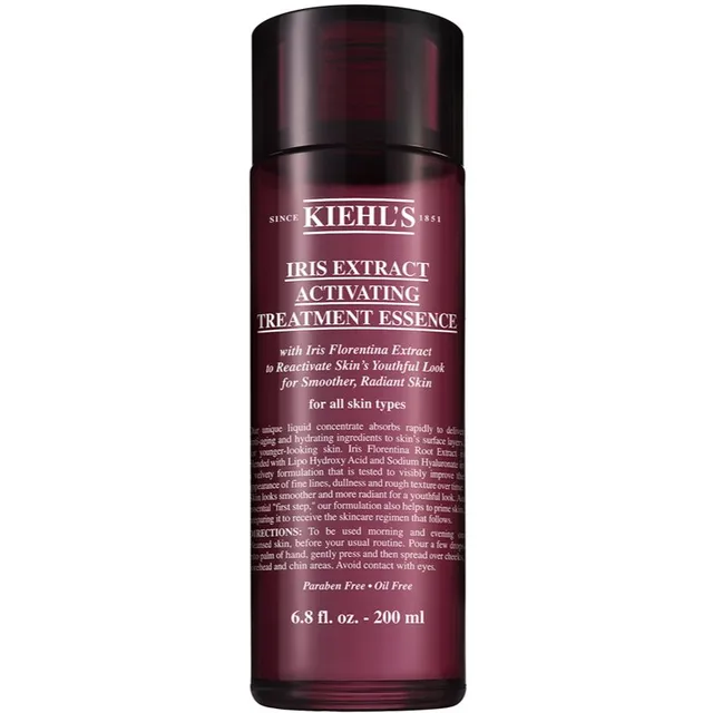 Kiehl's Iris Extract Activating Treatment Essence Niisutav essentsiaalvesi kõigile nahatüüpidele, kaasa arvatud tundlikule nahale 200 ml