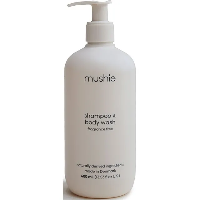 Mushie Organic Baby Dušigeel ja šampoon kaks-ühes lastele 400 ml