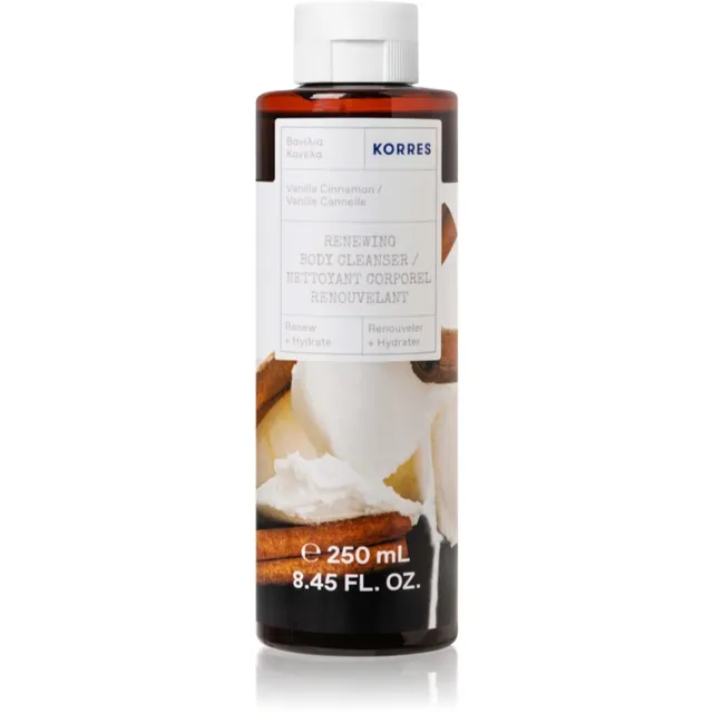 Korres Vanilla & Cinnamon Siidine dušigeel 250 ml