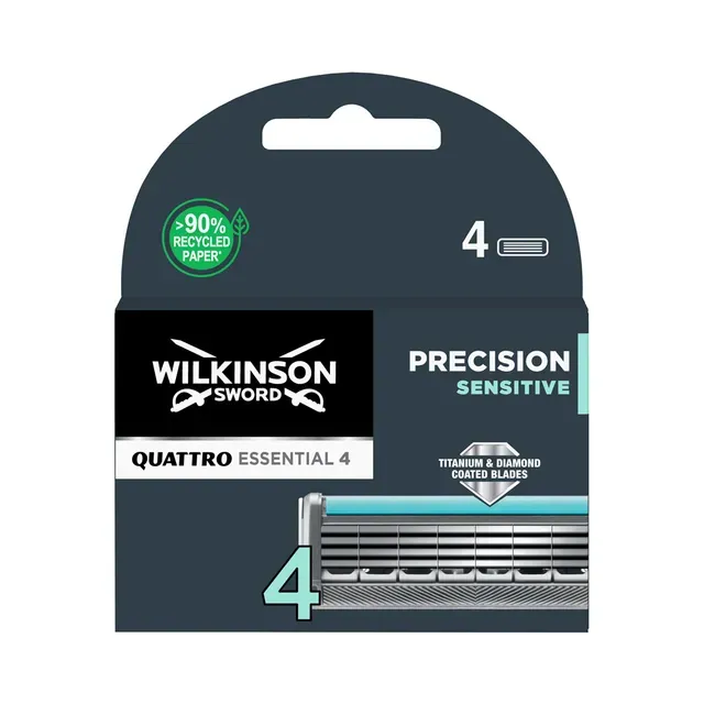 Varuterad Quattro Titanium Sensitive 4tk, WILKINSON SWORD, 1 pakk
