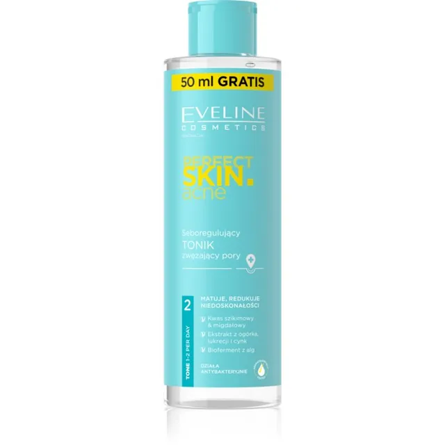 Eveline Cosmetics Perfect Skin .acne Puhastav ja rahustav toonik 200 ml