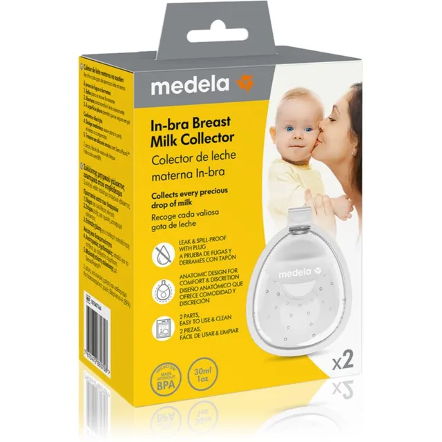 Medela In-bra Breast Milk Collector rindade kestad rinnahoidja sisse 2 tk