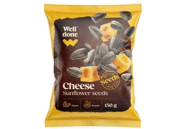 Päevalilleseemned juustum.WELL DONE 150g