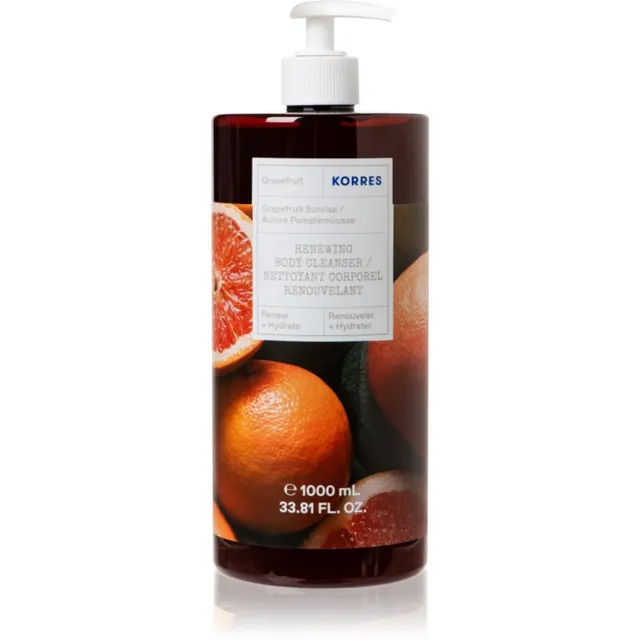 Korres Grapefruit Värskendav dušigeel 1000 ml