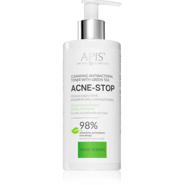 Apis Natural Cosmetics Acne-Stop Home TerApis Rahustav puhastustoonik rasusele ja probleemsele nahale 300 ml