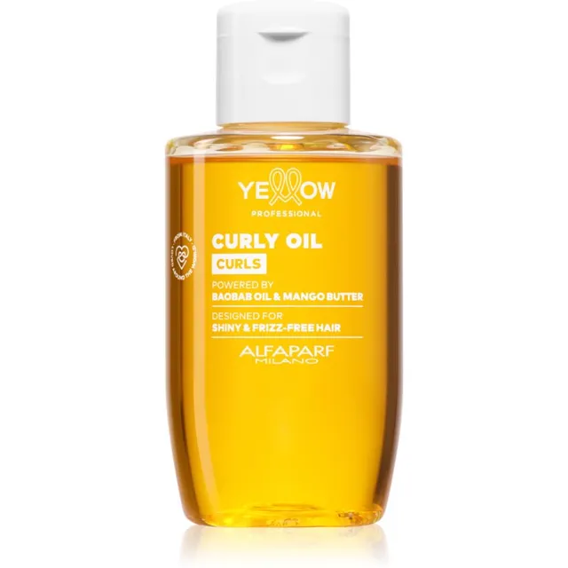 Yellow Professional Curls Curly Oil Sära andev õli lokkis juustele 100 ml