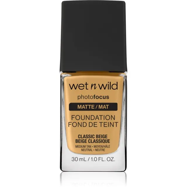 Wet n Wild PhotoFocus Matistav vedel jumestuskreem varjund Classic Beige 30 ml