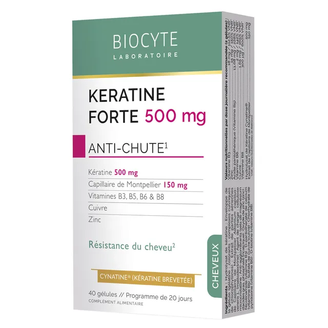 BIOCYTE Keratine Forte Anti-Chute 40pcs
