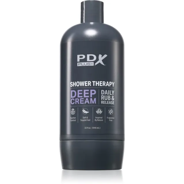 Pipedream PDX Plus Shower Therapy Meeste Masturbaator Deep Cream 1 tk