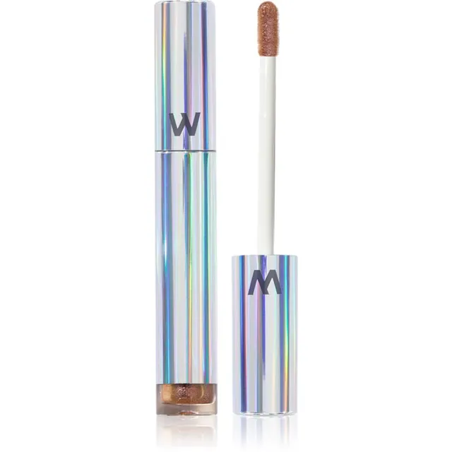 WONDERSKIN Wonder Blading Top Gloss Huuleläige sädelusega varjund Gold Glitter 4 ml