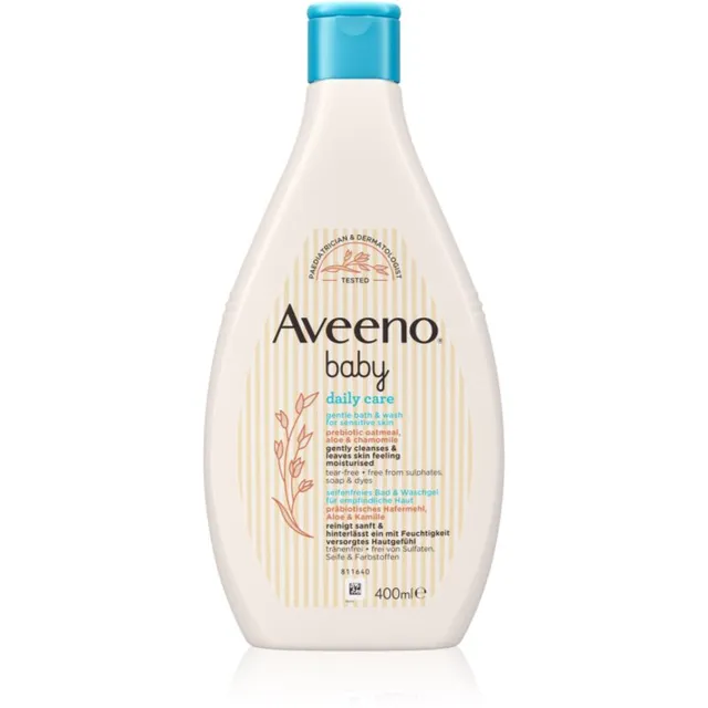 Aveeno Baby Daily Care Duši- ja vannigeel lastele 400 ml