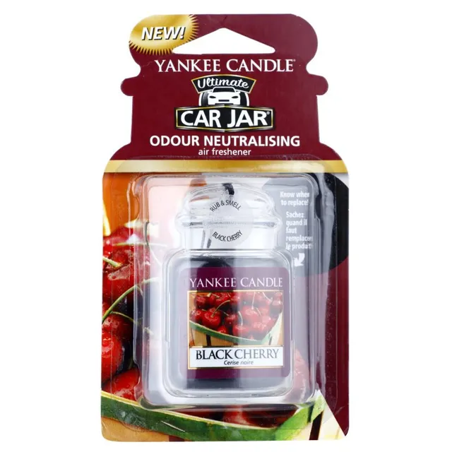 Yankee Candle Black Cherry autoõhu värskendaja rippuv 1 tk