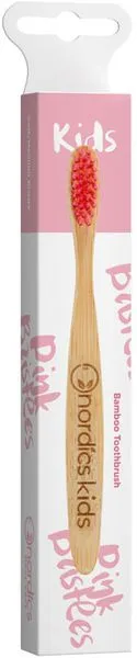 Bambusest hambahari lastele PINK