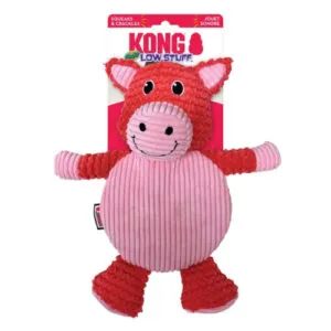 KONG Low Stuff Crackle Tummiez Pig mänguasi koerale