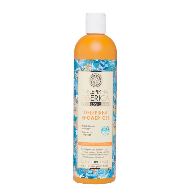 NATURA SIBERICA Oblepikha Intensive Nutrition & Hydration Shower Gel 400ml