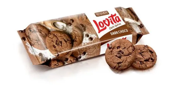 Roshen küpsised Lovita kakao ja šokolaaditükkidega 150g