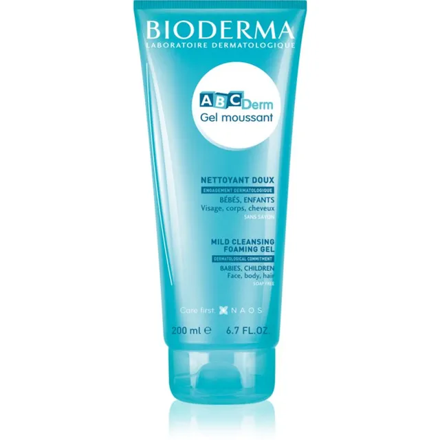 Bioderma ABC Derm Mild Cleansing Foaming Gel Dušigeel lastele 200 ml