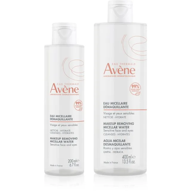 Avène Eau Micellare Duo Säästupakk naha täiuslikuks puhastamiseks