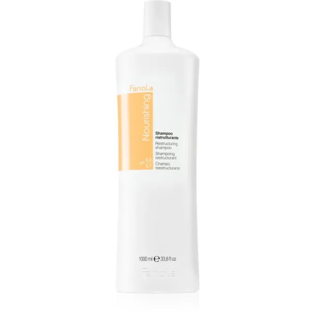 Fanola Nourishing Restructuring Shampoo Toitev šampoon kuivadeleja kahjustatud juustele 1000 ml