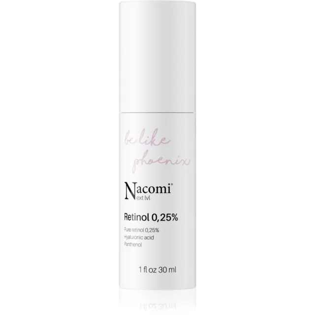 Nacomi Next Level Be Like Phoenix Kortsudevastane ööseerum Retinol 0,25 % 30 ml