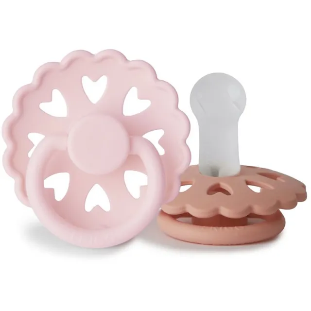 FRIGG Fairytale Round Silicone 2-Pack Size 2 lutt The Snow Queen/The Princess and the Pea 2 tk