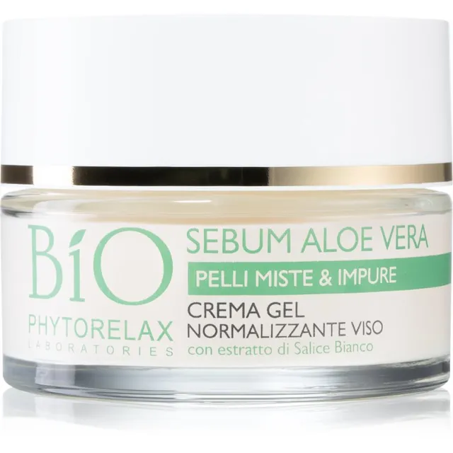 Phytorelax Laboratories Bio Sebum Aloe Vera Niisutav geelkreem naha rasususe vähendamiseks 50 ml