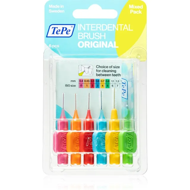TePe Interdental Brush Original Hambavahehari Mix 6 tk