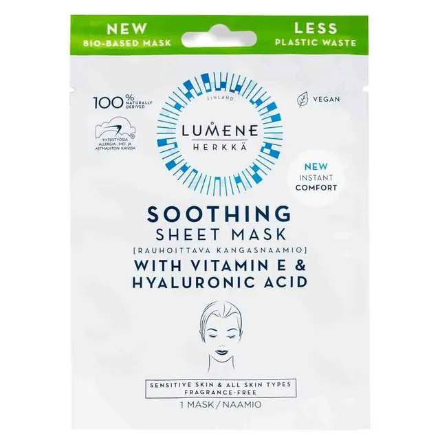 LUMENE Herkkä Soothing SOS Sheet Mask 1pcs