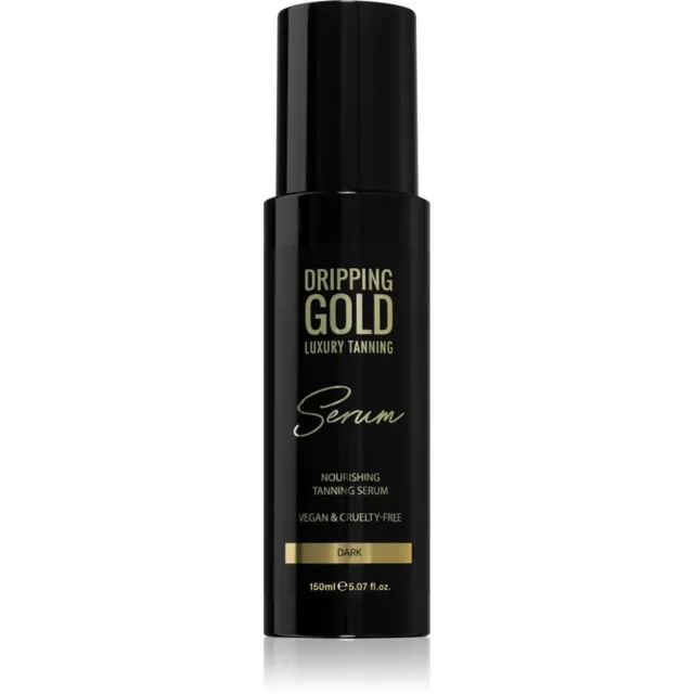 Dripping Gold Luxury Tanning Serum Isepruunistav losjoon kehale ja näole varjund Dark 150 ml