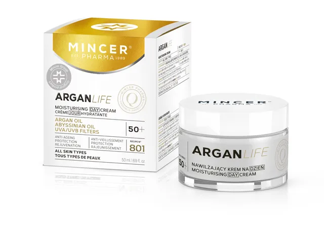MINCER PHARMA ARGAN LIFE PÄEVAKREEM NIISUTAV 50ML