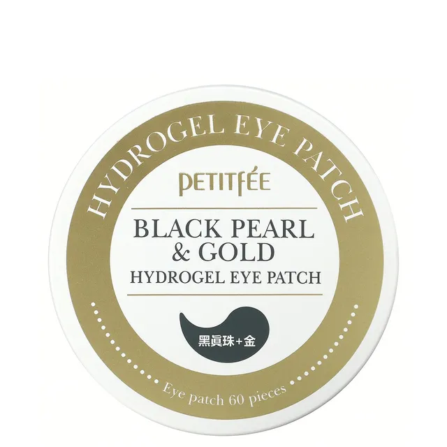 PETITFEE Black Pearl & Gold Hydrogel Eye Patch 60pcs