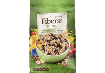 Hommikuhelbed pähklitega FIBERA 350g