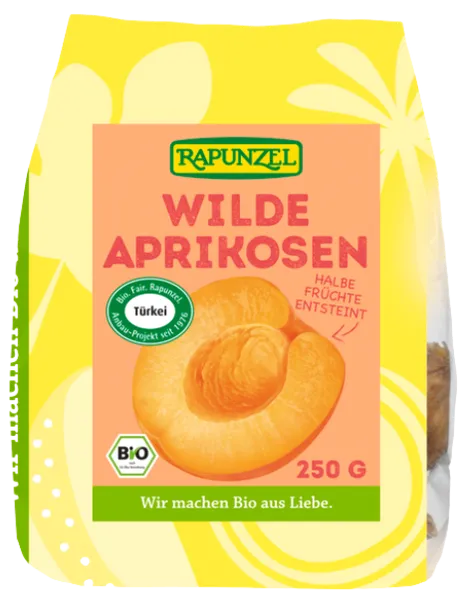 Kuivatatud metsikud aprikoosid, ökoloogilised