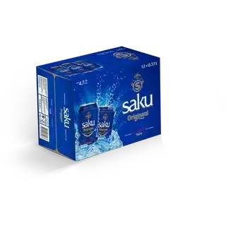 Õlu Originaal 12-pakk, SAKU, 12 x 330 ml