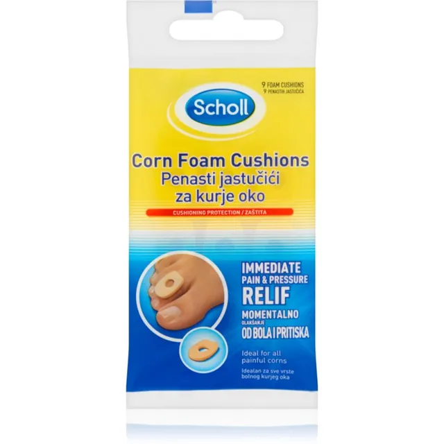 Scholl Corn Foam Cushions kaitsepadi konnasilmadele ja nahapaksenditele 9 tk