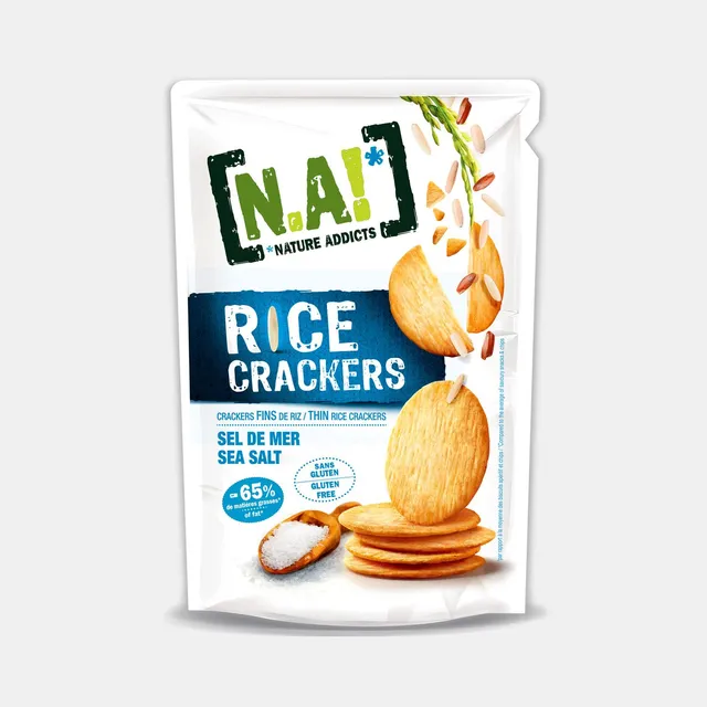 Riisisnäkid meresoolaga 85g