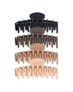 Juukseklambrite komplekt Claw Clips Neutral