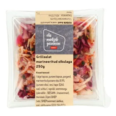 Grillsalat marineeritud sibulaga 250g