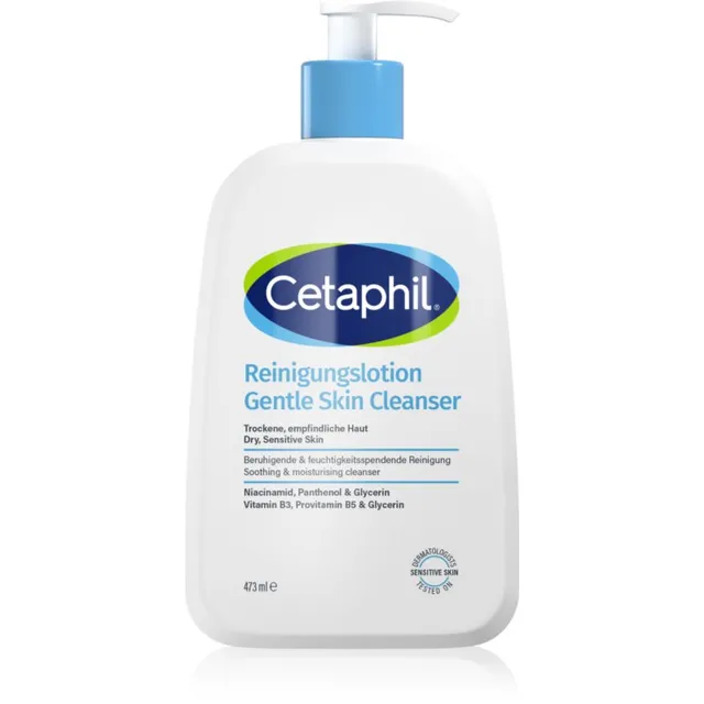 Cetaphil Gentle Skin Cleanser Puhastav piim tundlikule ja kuivale nahale 473 ml