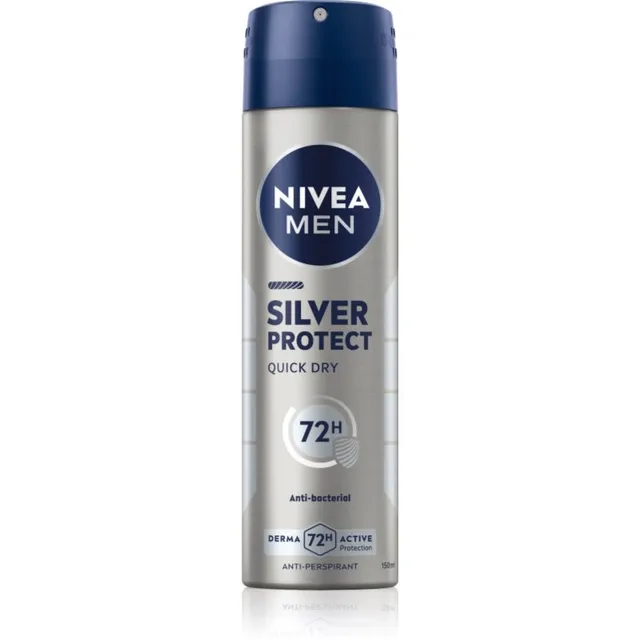 NIVEA MEN Silver Protect Pihustatav antiprespirant 72 tundi 150 ml