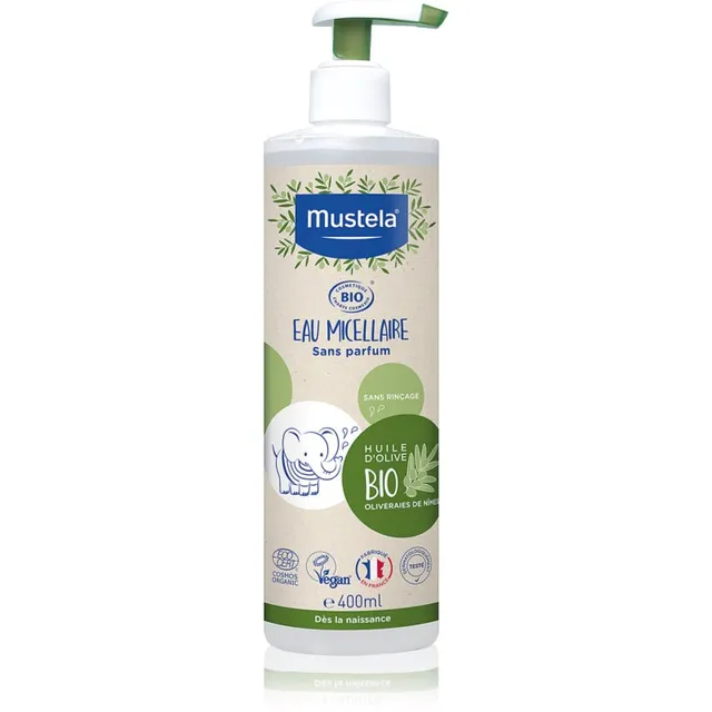 Mustela BIO Mitsellaarvesi lastele sünnist alates 400 ml