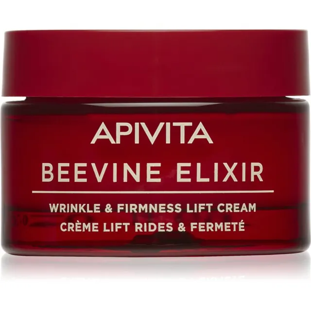 Apivita Beevine Elixir Cream Rich Tõstev ja pinguldav niisutaja naha toitmiseks ja selle loomuliku niisutuse säilitamiseks 50 ml