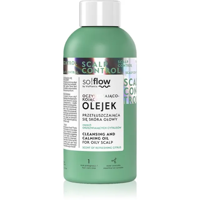 so!flow Oily Scalp Cleansing and Calming Oil Puhastusõli rasusele peanahale 150 ml