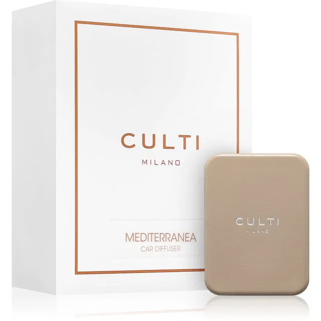 Culti Milano Car Diffuser Taupe Mediterranea autoõhu värskendaja + üks täide 73x53 cm