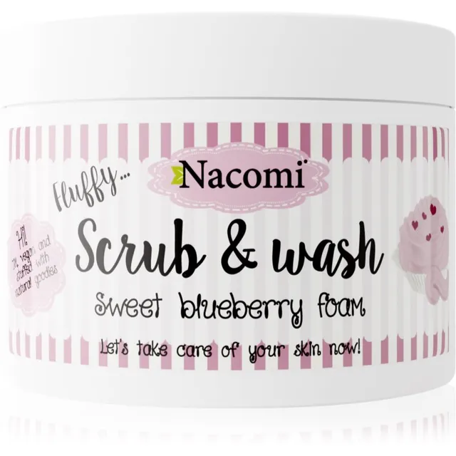 Nacomi Fluffy... Sweet Blueberry Foam Kehakoorija 180 ml