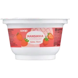 Coop maasika kohupiimakreem, 150 g